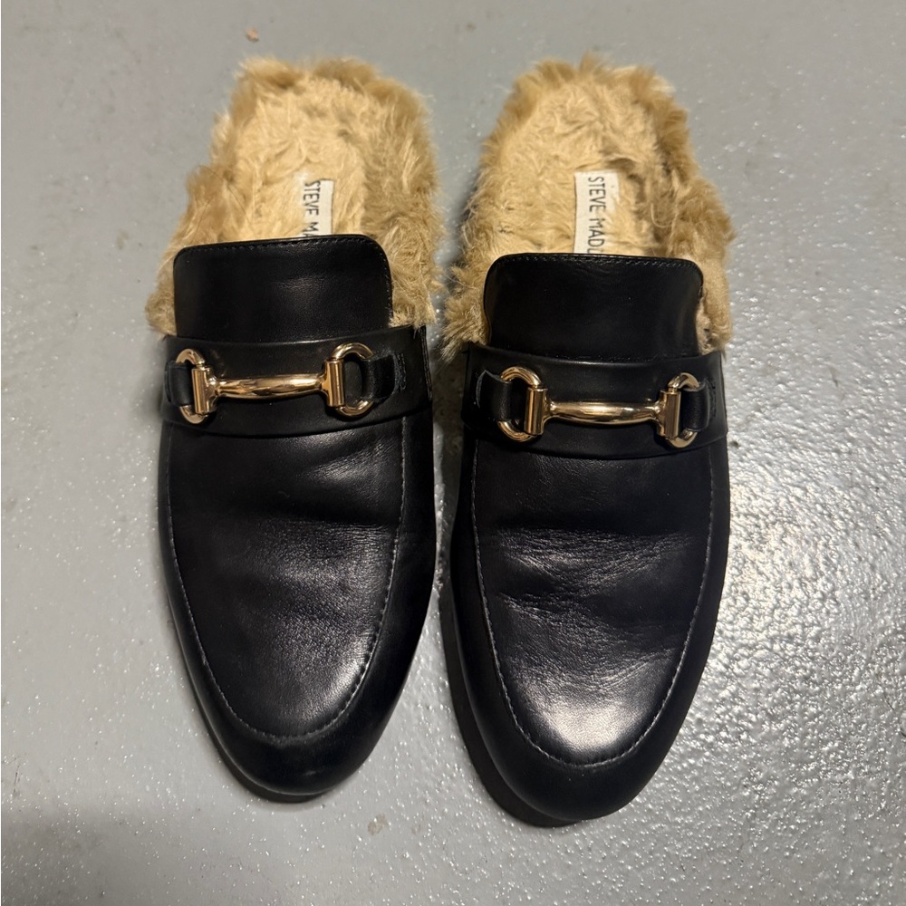 Steve Madden Jill Faux Leather Mules